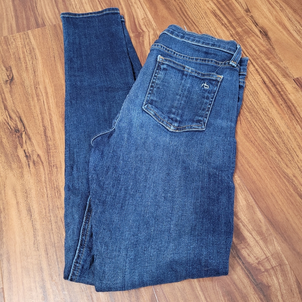 Rag & Bone High Rise Skinny Jeans